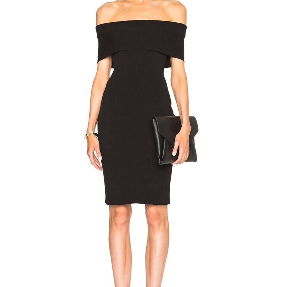 Rosetta Getty Off-the-shoulder Stretch Mini Dress